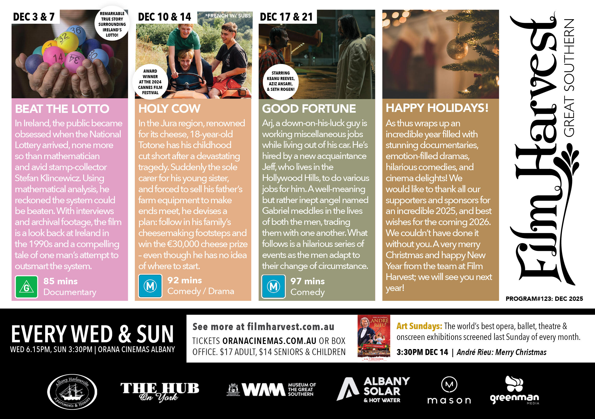 Film Harvest November 2025 - Great Southern