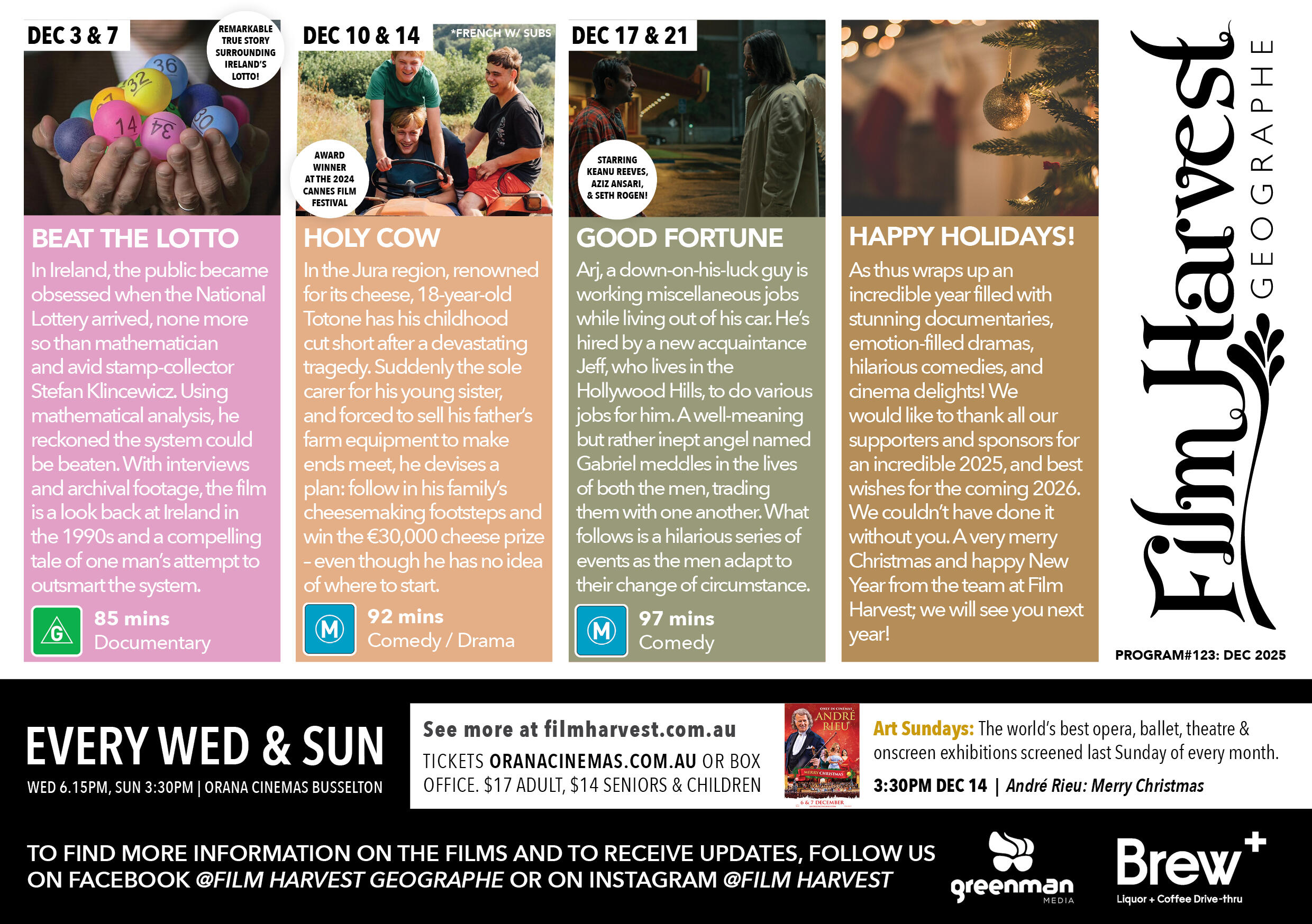 Film Harvest November 2025 - Geographe